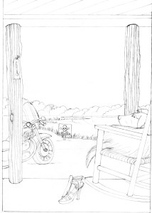 final-cover-sketch Sketch for the cover of Naked and Hungry